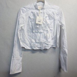 TWP PATTI WHITE BLOUSE - WHITE - US LADIES SIZE X-SMALL